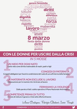 8marzo donne Tinagli Carfagna Giuliani2