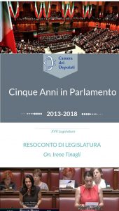 resoconto fine legislatura Irene Tinagli