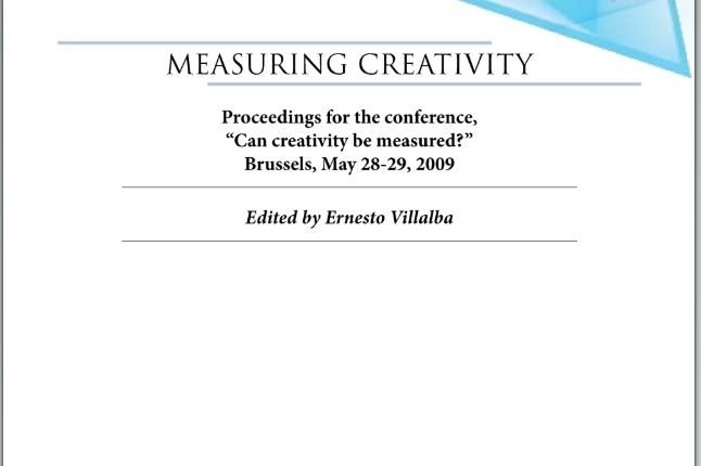Measuring Creativity Consulenze Irene Tinagli