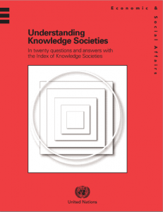 Understanding Knowledge Society rapporti ricerca Irene Tinagli