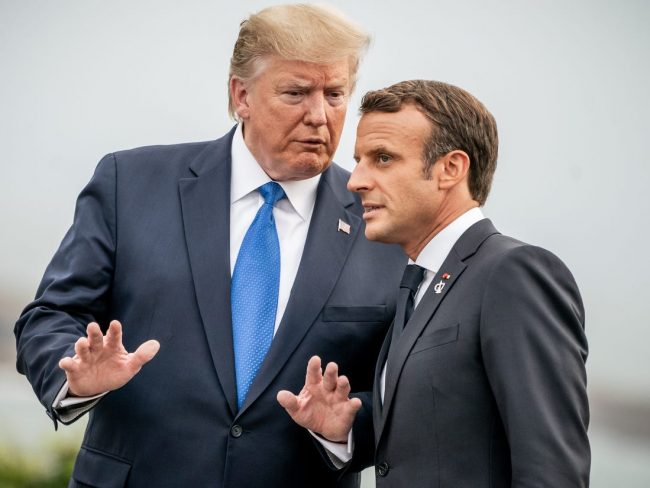 trump macron